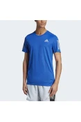 CAMISETA ADIDAS OWN THE RUN COOLER MASCULINA - Azul/prata