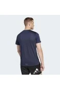 CAMISETA ADIDAS OWN THE RUN COOLER MASCULINA - Marinho/prata