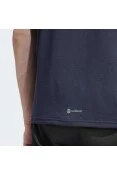 CAMISETA ADIDAS OWN THE RUN COOLER MASCULINA - Marinho/prata