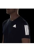 CAMISETA ADIDAS OWN THE RUN COOLER MASCULINA - Marinho/prata