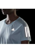 CAMISETA ADIDAS OWN THE RUN FEMININA - Azul celeste