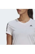 CAMISETA ADIDAS OWN THE RUN FEMININA - Branco/preto