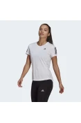 CAMISETA ADIDAS OWN THE RUN FEMININA - Branco/preto