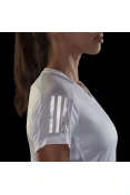 CAMISETA ADIDAS OWN THE RUN FEMININA - Branco/preto