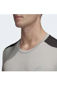 CAMISETA ADIDAS OWN THE RUN MASCULINA - Cinza/preto
