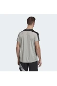 CAMISETA ADIDAS OWN THE RUN MASCULINA - Cinza/preto