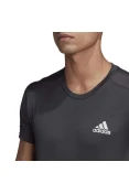 CAMISETA ADIDAS OWN THE RUN MASCULINA - Preto/prata