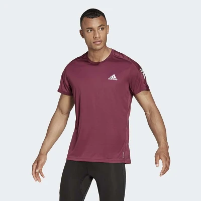 CAMISETA ADIDAS OWN THE RUN MASCULINA - Roxo