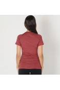 CAMISETA ADIDAS PERFORMANCE TEE FEMININA - Vermelho