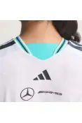 CAMISETA ADIDAS PILOTO MERCEDES OFICIAL F1 TEAM MASCULINA - Branco