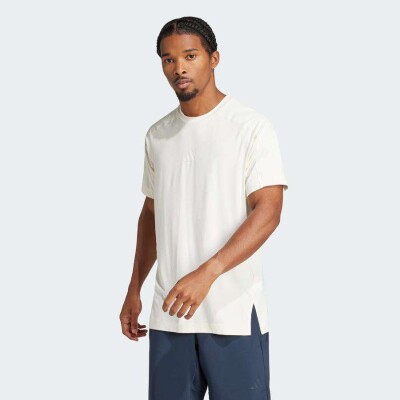 CAMISETA ADIDAS PUREMOTION MASCULINA - Bege CAMISETA ADIDAS PUREMOTION MASCULINA - Bege