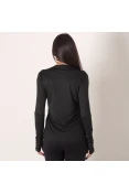 CAMISETA ADIDAS RESPONSE MANGA LONGA FEMININA - Preto