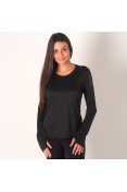 CAMISETA ADIDAS RESPONSE MANGA LONGA FEMININA - Preto