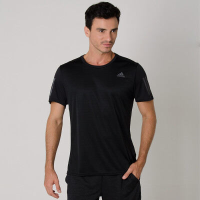 CAMISETA ADIDAS RESPONSE MASCULINA - Preto CAMISETA ADIDAS RESPONSE MASCULINA - Preto
