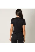 CAMISETA ADIDAS RUN 3S FEMININA - Preto