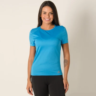 CAMISETA ADIDAS RUN FEMININA - Azul