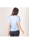 CAMISETA ADIDAS RUN FEMININA - Azul celeste