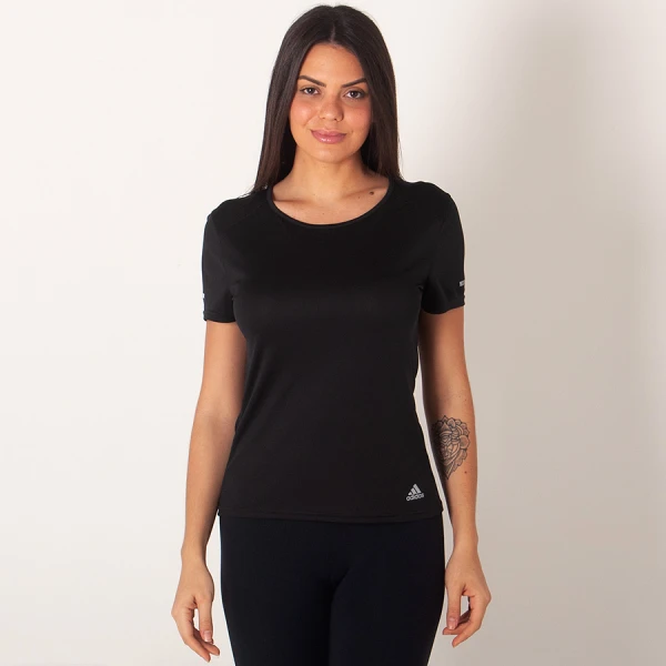 CAMISETA ADIDAS RUN FEMININA - Preto