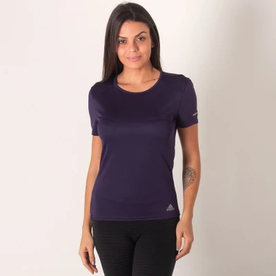 CAMISETA ADIDAS RUN FEMININA - Roxo
