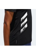 CAMISETA ADIDAS RUN IT 3S PB MASCULINA - Preto/branco