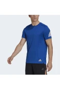 CAMISETA ADIDAS RUN IT MASCULINA - Azul/branco