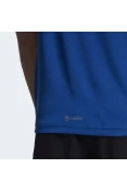 CAMISETA ADIDAS RUN IT MASCULINA - Azul/branco