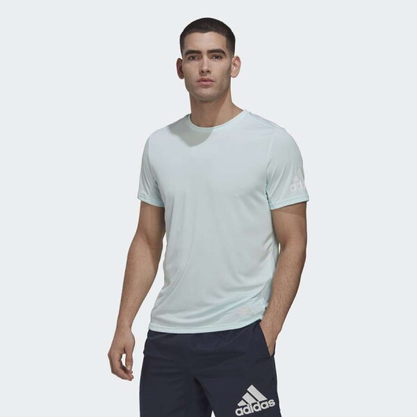 CAMISETA ADIDAS RUN IT MASCULINA - Azul celeste
