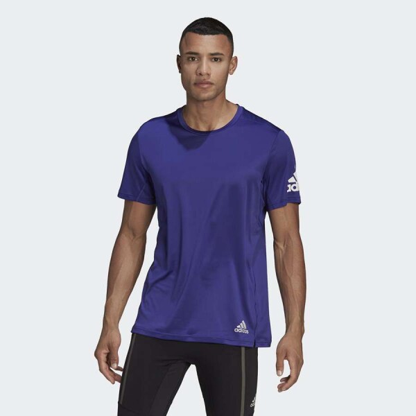CAMISETA ADIDAS RUN IT MASCULINA - Azul royal