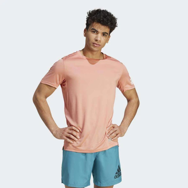 CAMISETA ADIDAS RUN IT MASCULINA - Rosa