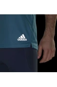 CAMISETA ADIDAS RUN IT MASCULINA - Verde/branco