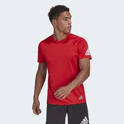 CAMISETA ADIDAS RUN IT MASCULINA - Vermelho CAMISETA ADIDAS RUN IT MASCULINA - Vermelho