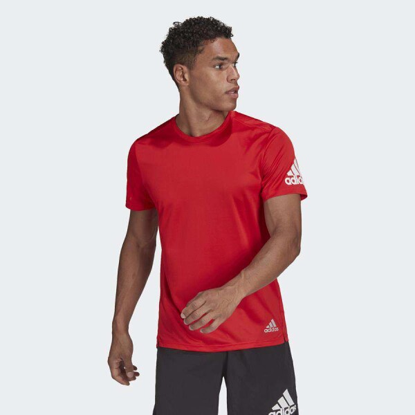 CAMISETA ADIDAS RUN IT MASCULINA - Vermelho