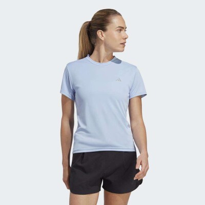 CAMISETA ADIDAS RUN IT TEE FEMININA - Azul celeste