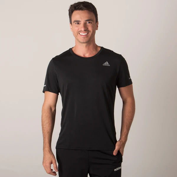 CAMISETA ADIDAS RUN MASCULINA - Preto
