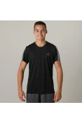CAMISETA ADIDAS RUNNING 3S MASCULINA - Preto
