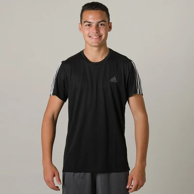 CAMISETA ADIDAS RUNNING 3S MASCULINA - Preto