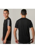 CAMISETA ADIDAS RUNNING 3S MASCULINA - Preto