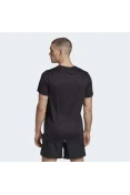 CAMISETA ADIDAS RUNNING BRAND LOVE MASCULINA - Preto/laranja