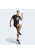 CAMISETA ADIDAS RUNNING BRAND LOVE MASCULINA - Preto/verde