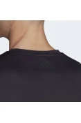 CAMISETA ADIDAS RUNNING BRAND LOVE MASCULINA - Preto/verde