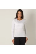 CAMISETA ADIDAS RUNNING MANGA LONGA FEMININA - Branco CAMISETA ADIDAS RUNNING MANGA LONGA FEMININA - Branco