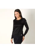 CAMISETA ADIDAS RUNNING MANGA LONGA FEMININA - Preto CAMISETA ADIDAS RUNNING MANGA LONGA FEMININA - Preto