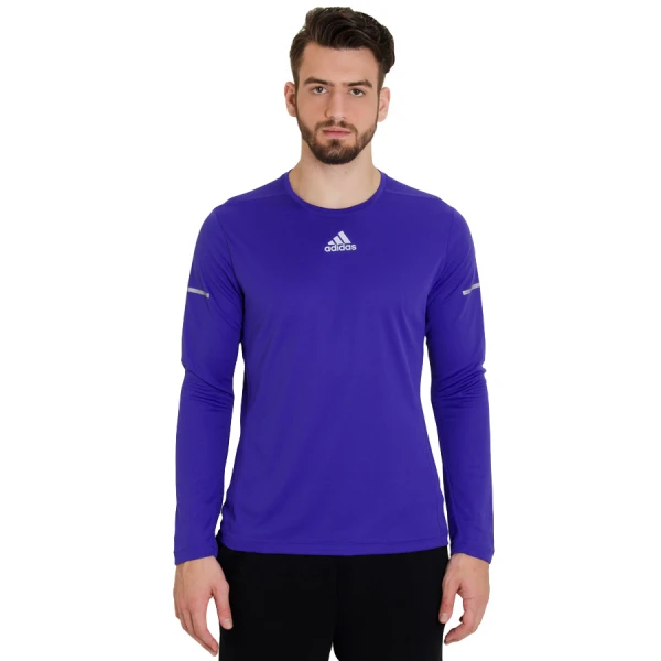 CAMISETA ADIDAS SEQUENCIALS MANGA LONGA MASCULINA - Roxo