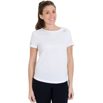 CAMISETA ADIDAS SEQUENTIALS FEMININA - Branco/prata