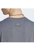 CAMISETA ADIDAS SINGLE JERSEY BIG LOGO MASCULINA - Grafite/verde CAMISETA ADIDAS SINGLE JERSEY BIG LOGO MASCULINA - Grafite/verde