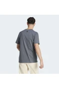 CAMISETA ADIDAS SINGLE JERSEY BIG LOGO MASCULINA - Grafite/verde CAMISETA ADIDAS SINGLE JERSEY BIG LOGO MASCULINA - Grafite/verde