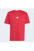 CAMISETA ADIDAS SMALL LOGO MASCULINA - Bordo/branco