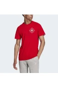 CAMISETA ADIDAS SNWFLK T MASCULINA - Vermelho CAMISETA ADIDAS SNWFLK T MASCULINA - Vermelho