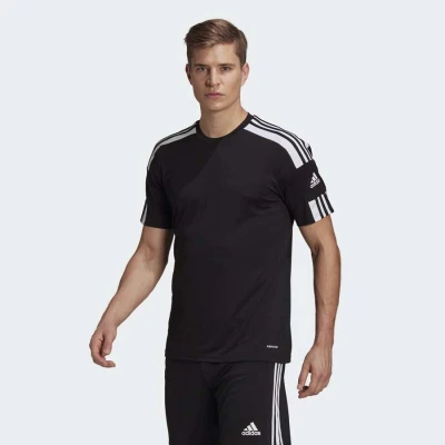 CAMISETA ADIDAS SQUADRA 21 MASCULINA - Preto/branco CAMISETA ADIDAS SQUADRA 21 MASCULINA - Preto/branco