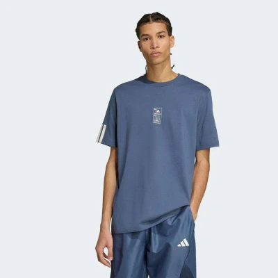 CAMISETA ADIDAS STADIUM TICKET MASCULINA - Azul